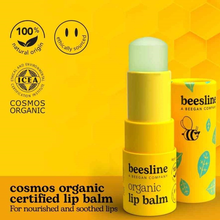 Beesline Organic Lip Balm Peppermint 4.5g